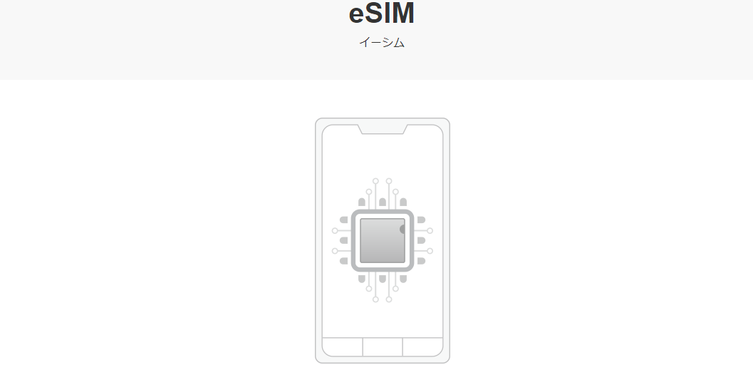 ソフトバンクのeSIM