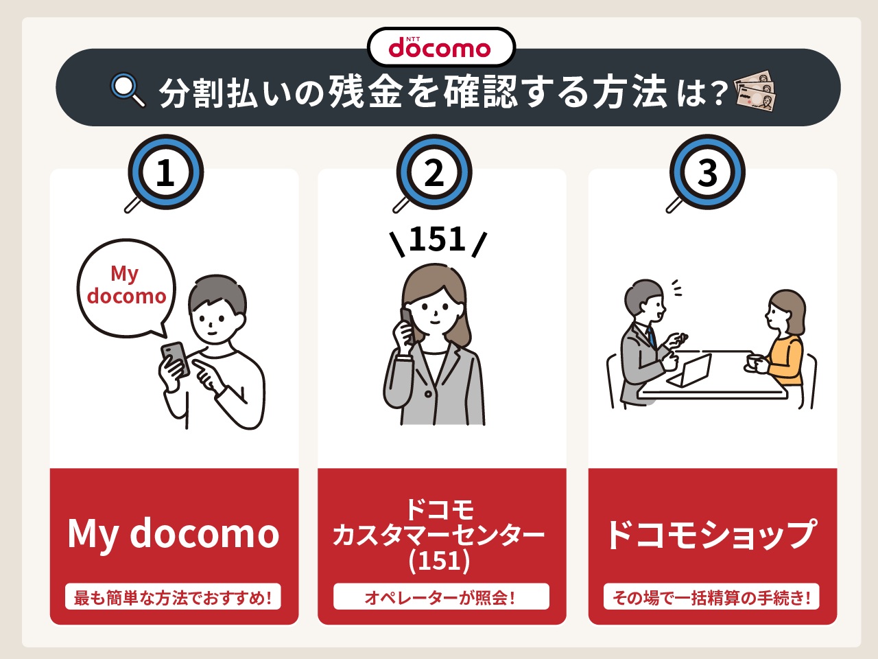 ドコモで分割払いの残金を確認する方法