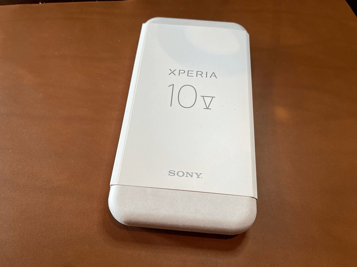 Xperia 10 Vのパッケージ