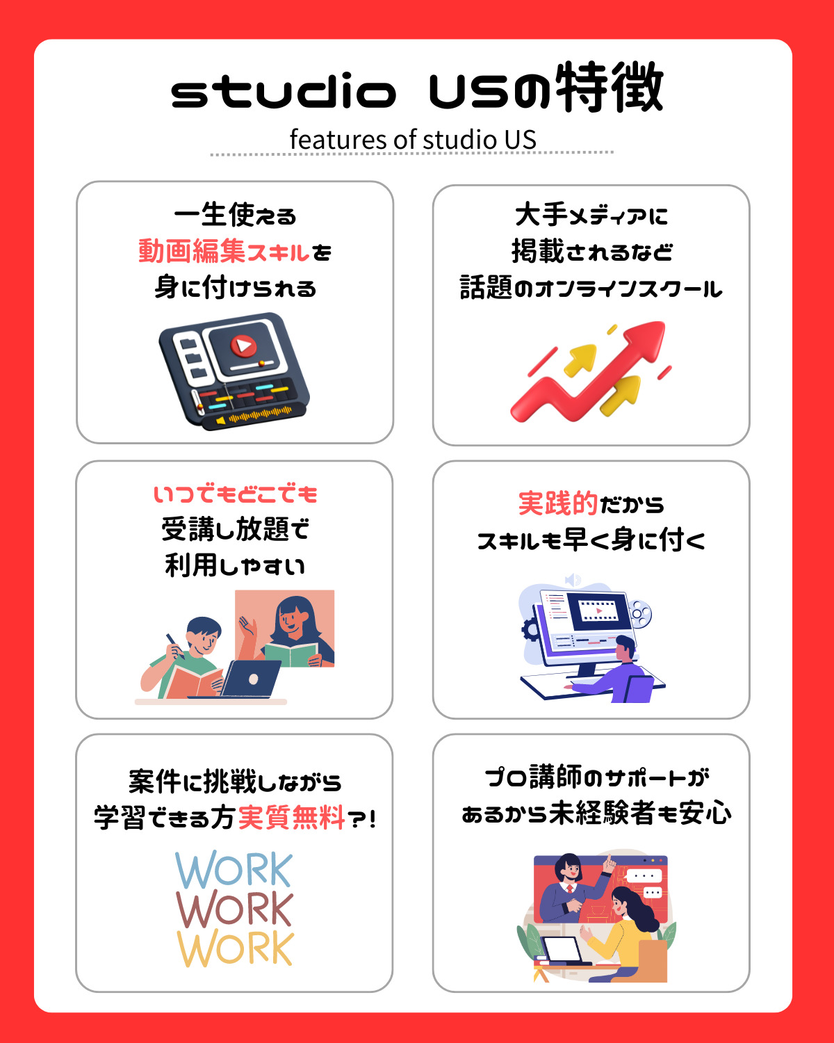 studio USの特徴