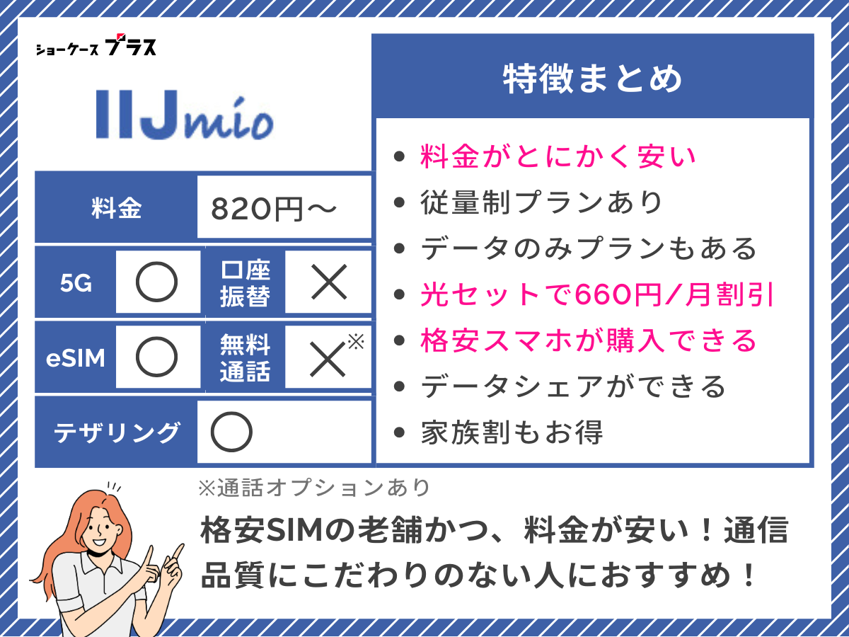 IIJmioの特徴をまとめて解説