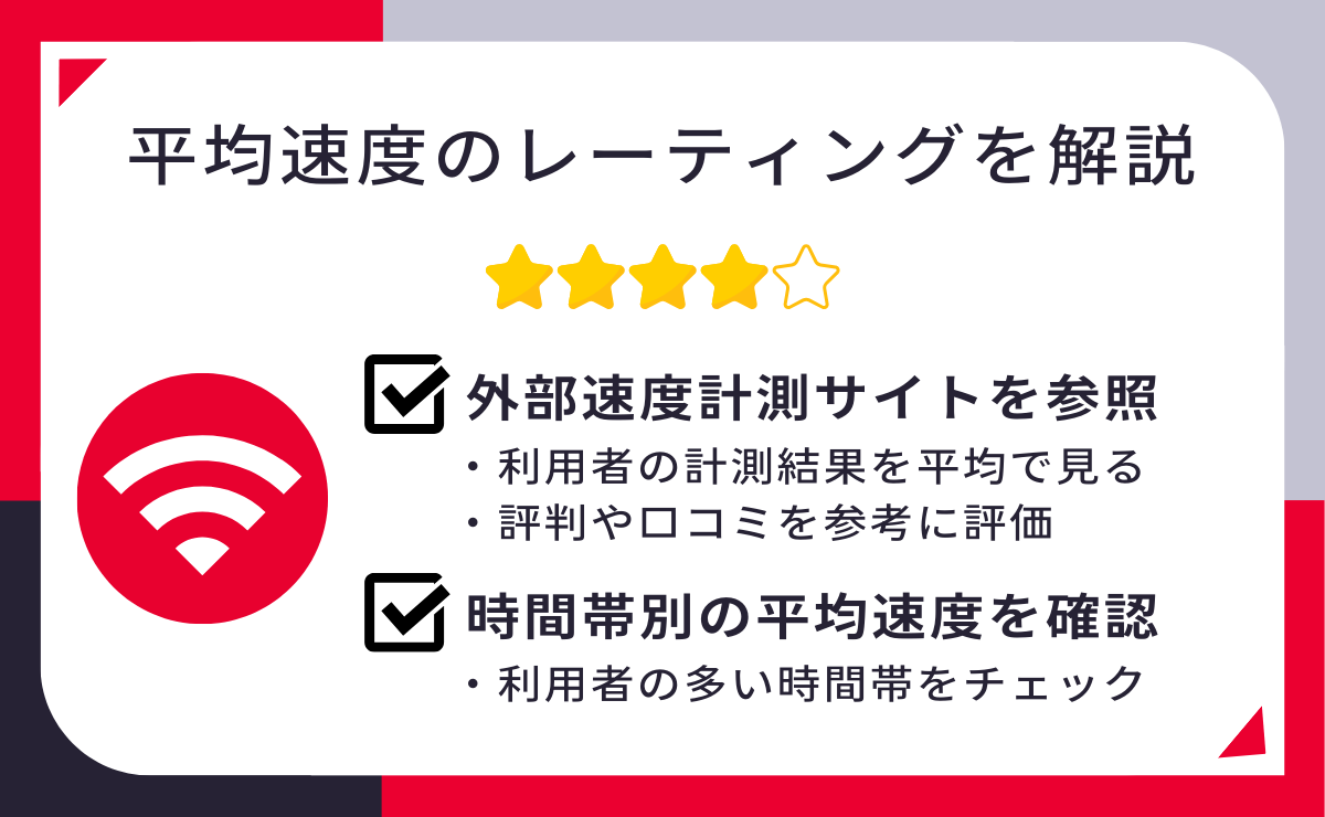 平均速度のレーティング方法を解説