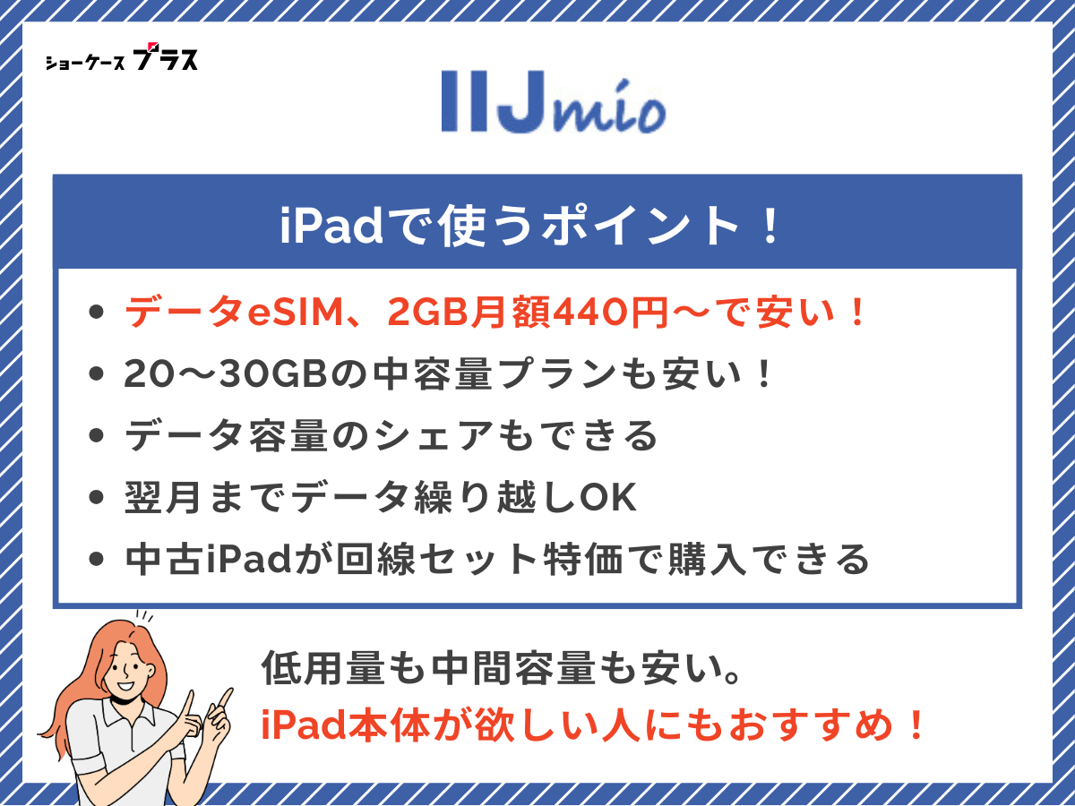 iPadにおすすめの格安SIM、IIJmioを解説