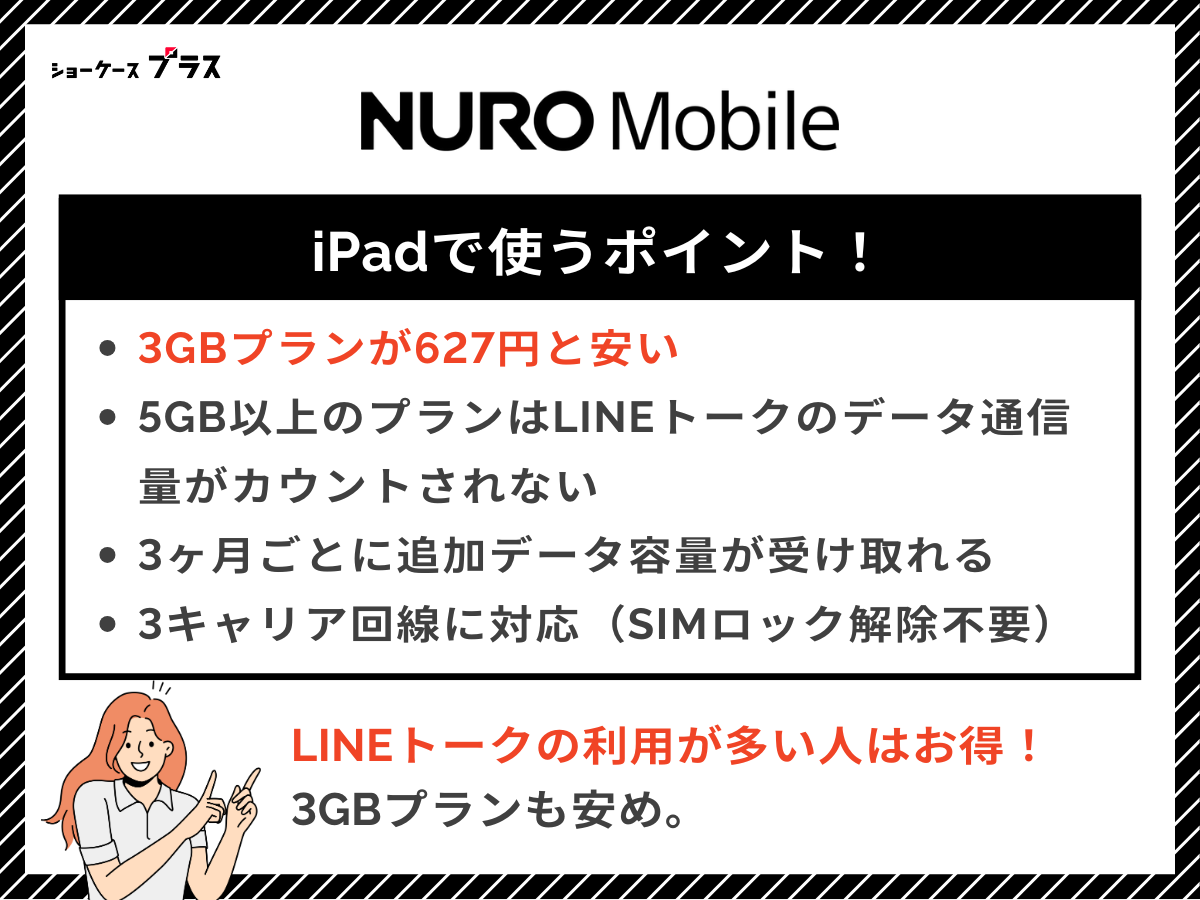 iPadにおすすめの格安SIM、NUROモバイルを解説