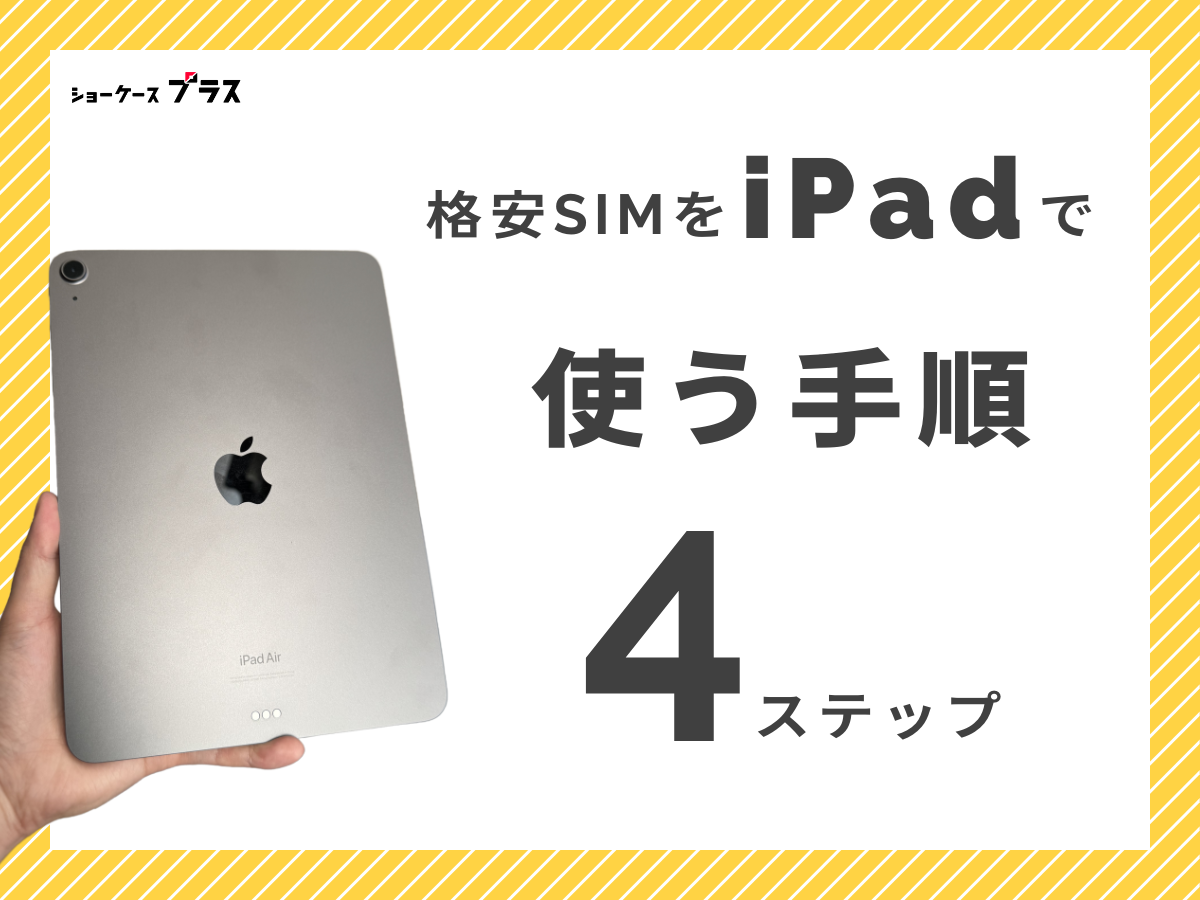 iPadで格安SIMを使う手順を解説