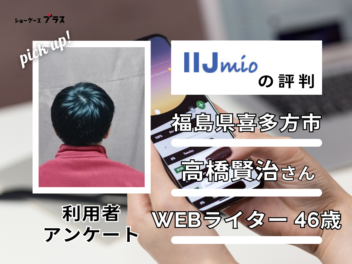 IIJmio利用者の評判1人目