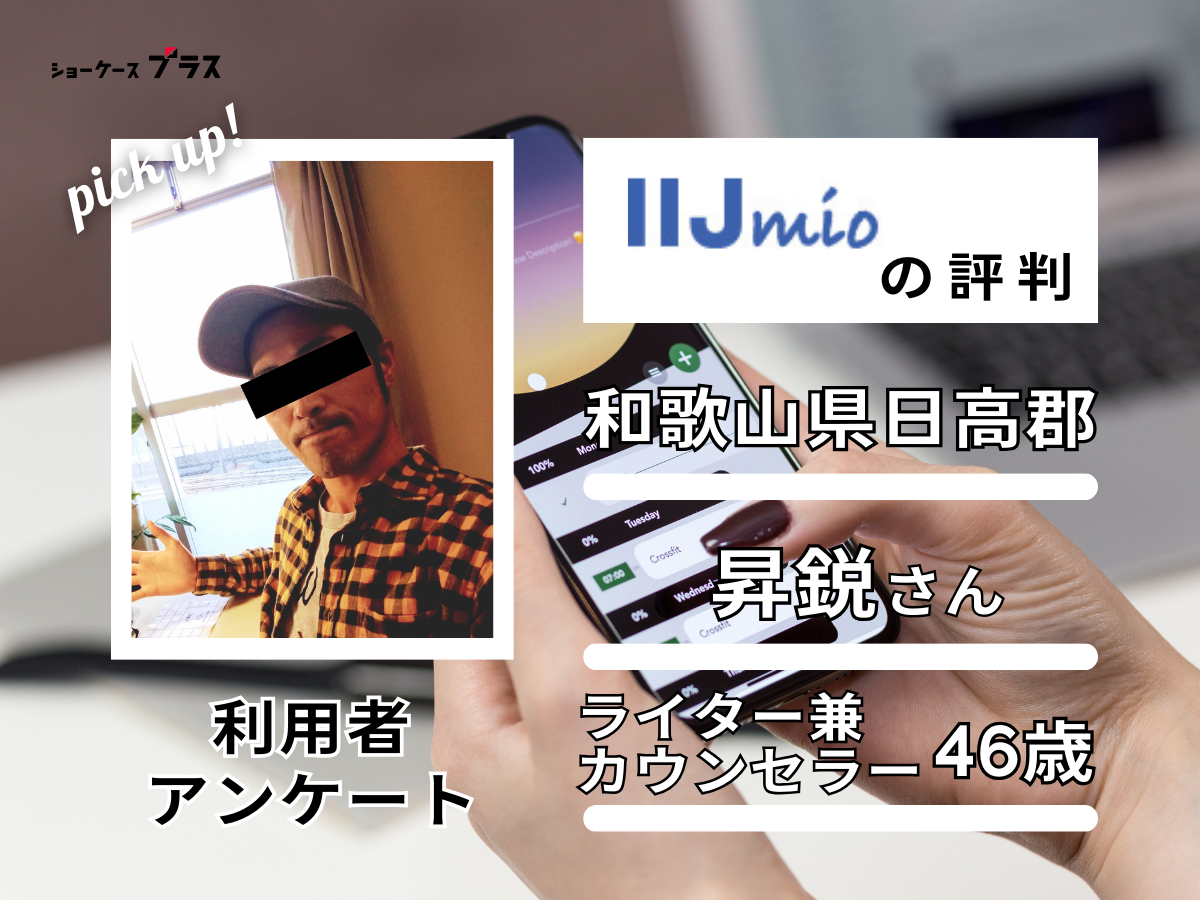 IIJmio利用者の評判2人目